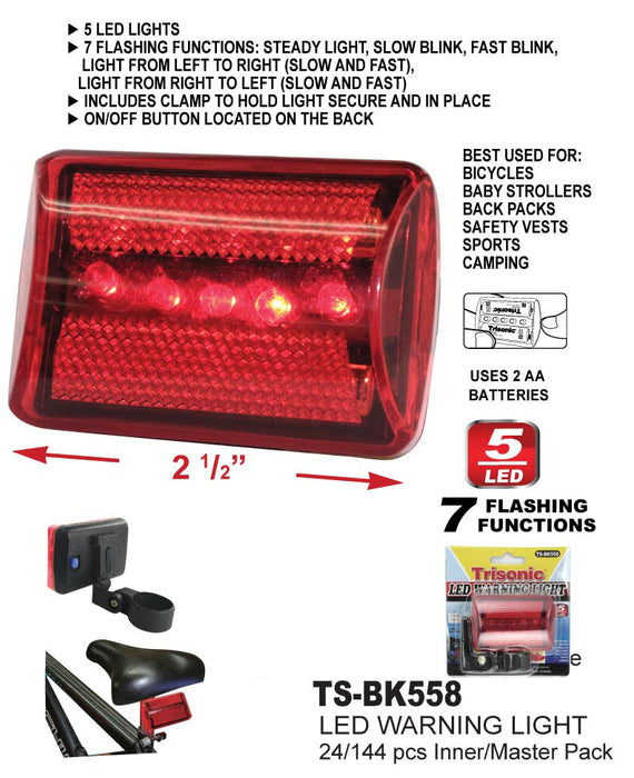 TS-BK558 - LED Bicycle Warning Light