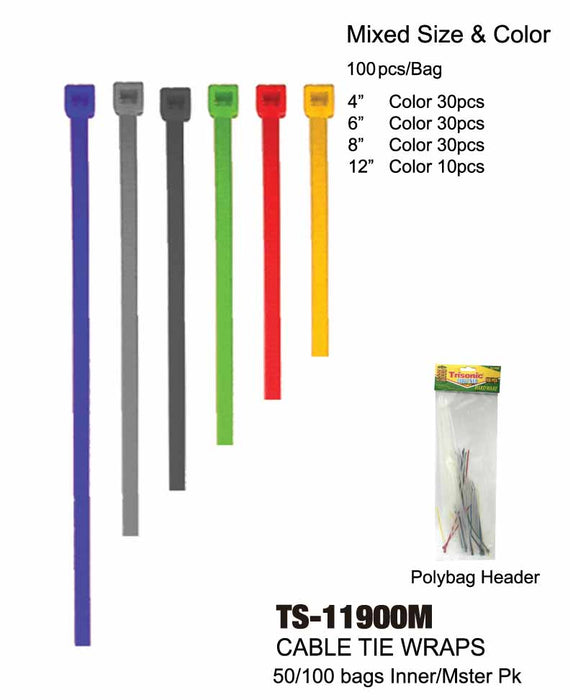 TS-11900M - Mixed Cable Ties