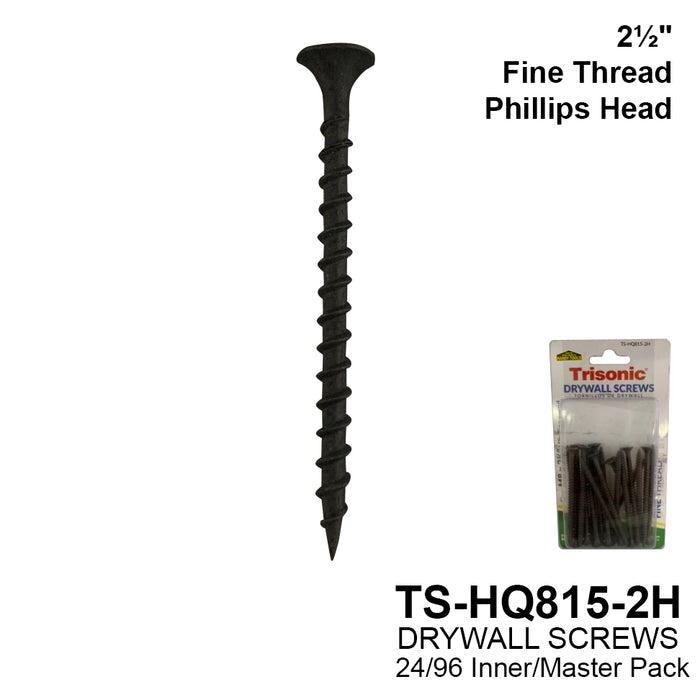 TS-HQ815-2H - 2.5" Drywall Screws Fine Thread