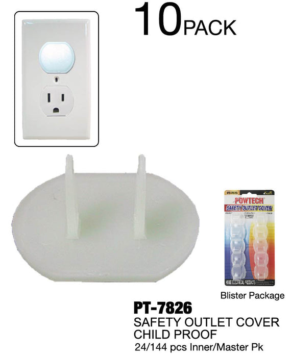PT-7826 - Childproof UL Safety Outlet Cover