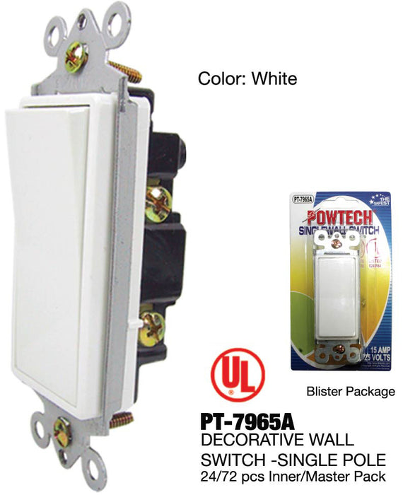PT-7965A - Decorator UL Wall Switch