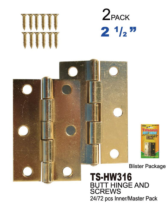 TS-HW316 - Butt Hinge (2®")