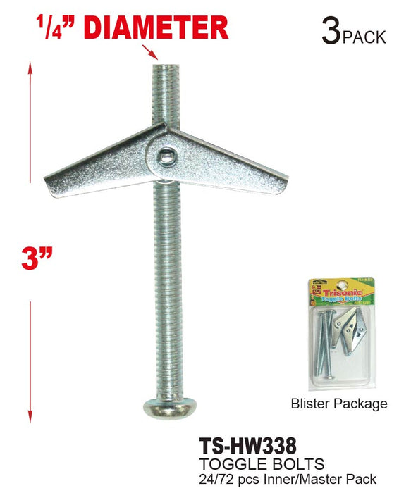 TS-HW338 - Toggle Bolts
