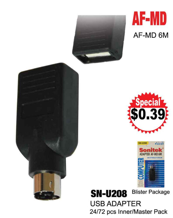 SN-U208 - AF-MD 6M USB Adapter **