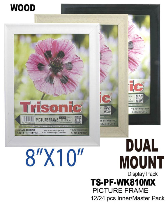 TS-PF-WK810M - 8x10" Wood Picture Frame
