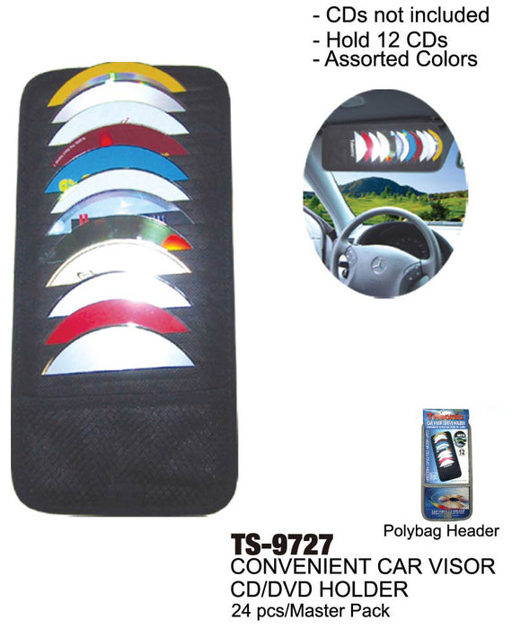 TS-9727 - CD/DVD Holder Car Visor