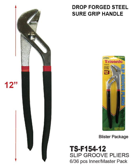 TS-F154-12 - Slip Groove Pliers (12 in.)