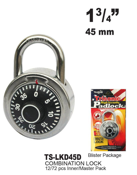 TS-LKD45D - Combination Lock (1?")
