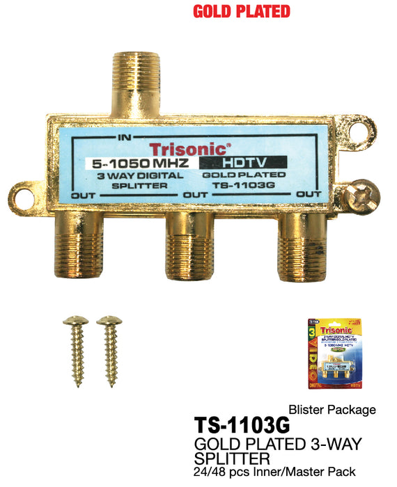 TS-1103G - 3 Way Spliter