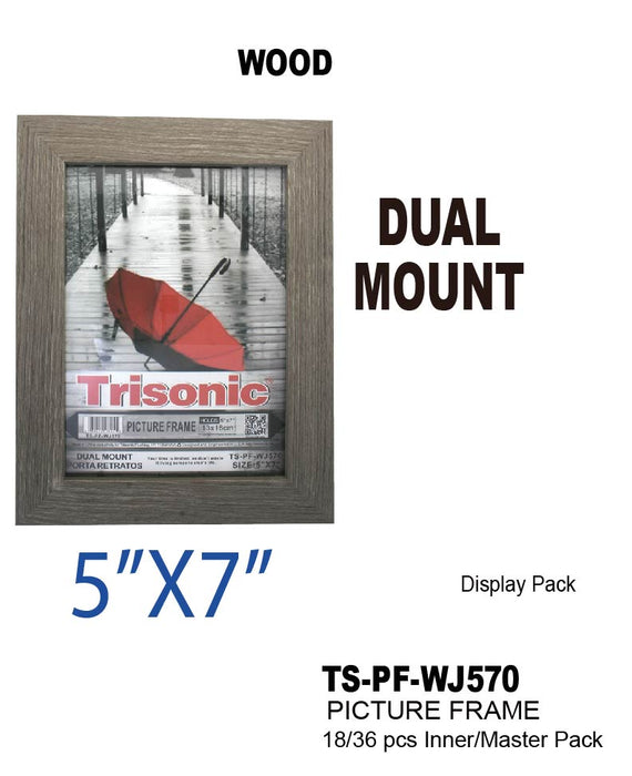 TS-PF-WJ570 - 5x7" Wood Picture Frame